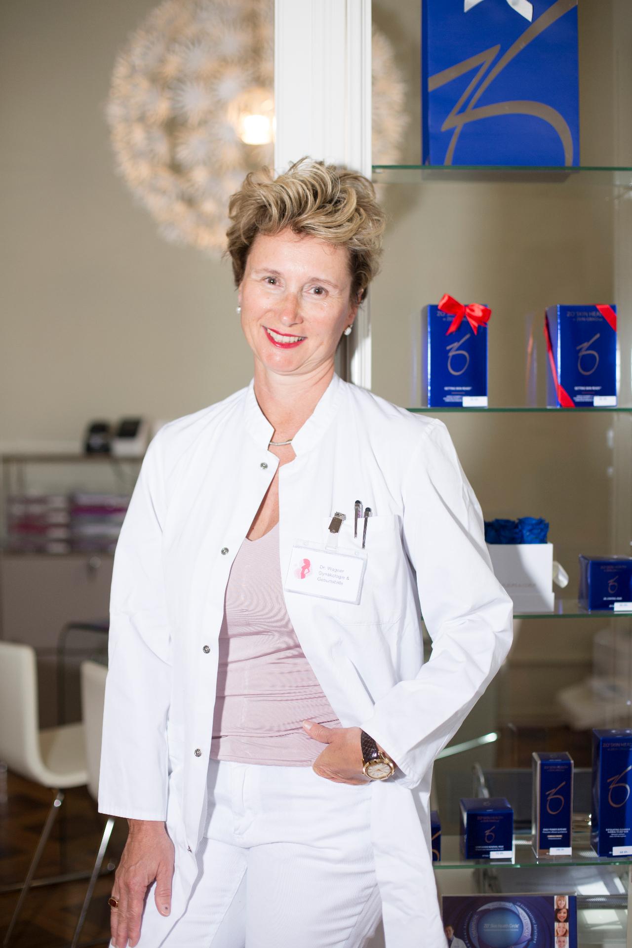 Dr. Anna M. Wagner in her practice in Basel